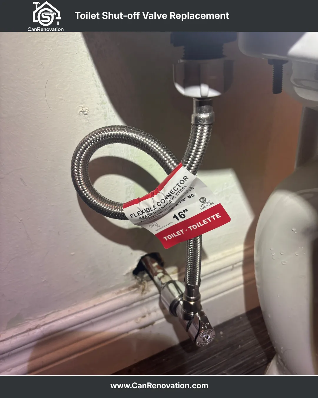 Toilet Shut-Off Valve Replacement- Vaughan