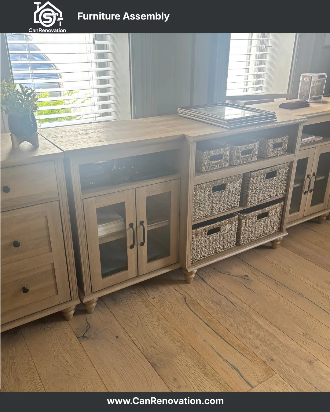 Sideboard & Storage Cabinet Assembly- Scarborough