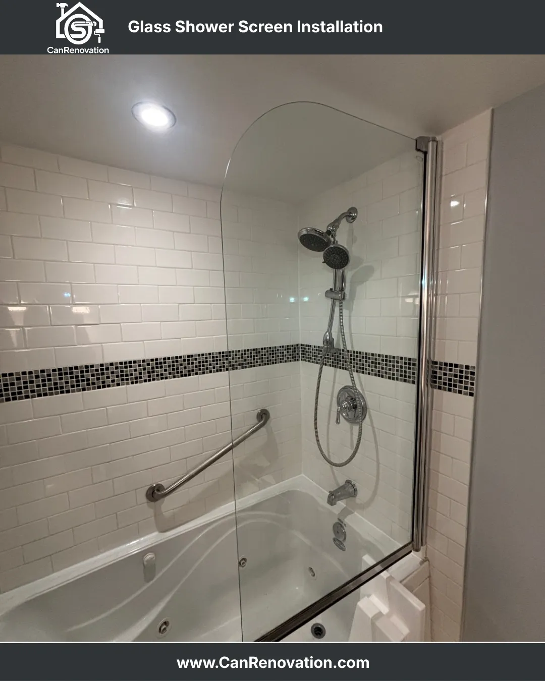 Frameless  Shower Door Installation- Toronto